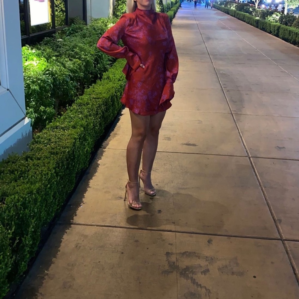 Free People Aries Mini Dress in Romantic Combo